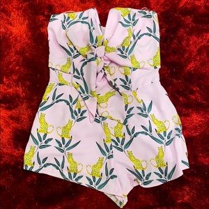 Buddy love cheetah romper